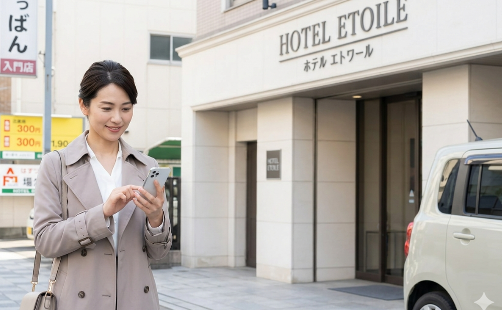当社は「本当に」即日対応が使えますので、ラブホテルの前からお電話ください